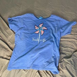 Crazy Shirts Large Blue Tee